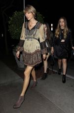 TAYLOR SWIFT Arrives at Sunset Marquis Hotel in West Hollywood