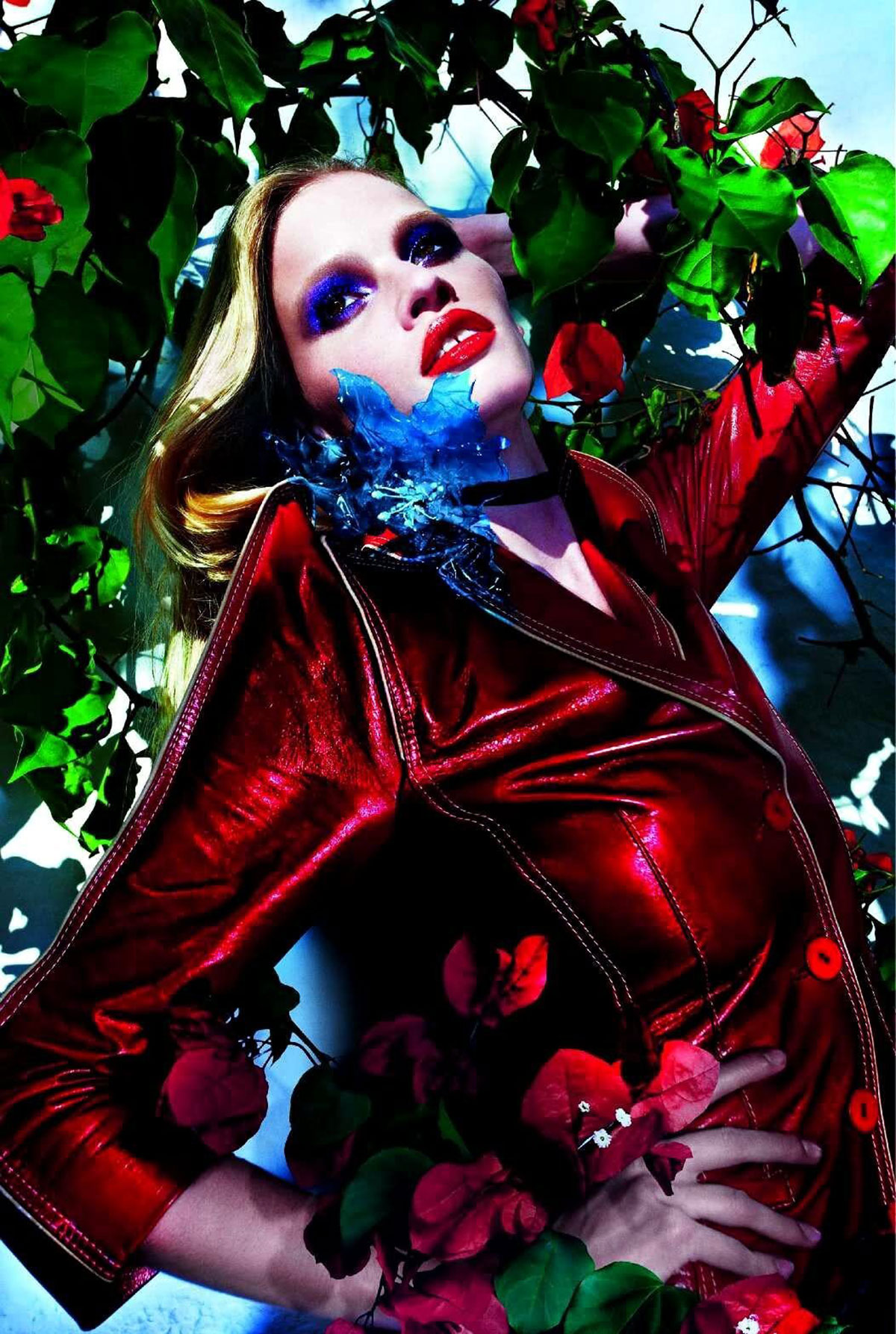 Lara Stone Vogue Magazine Photoshoot By Mario Sorrenti Hawtcelebs