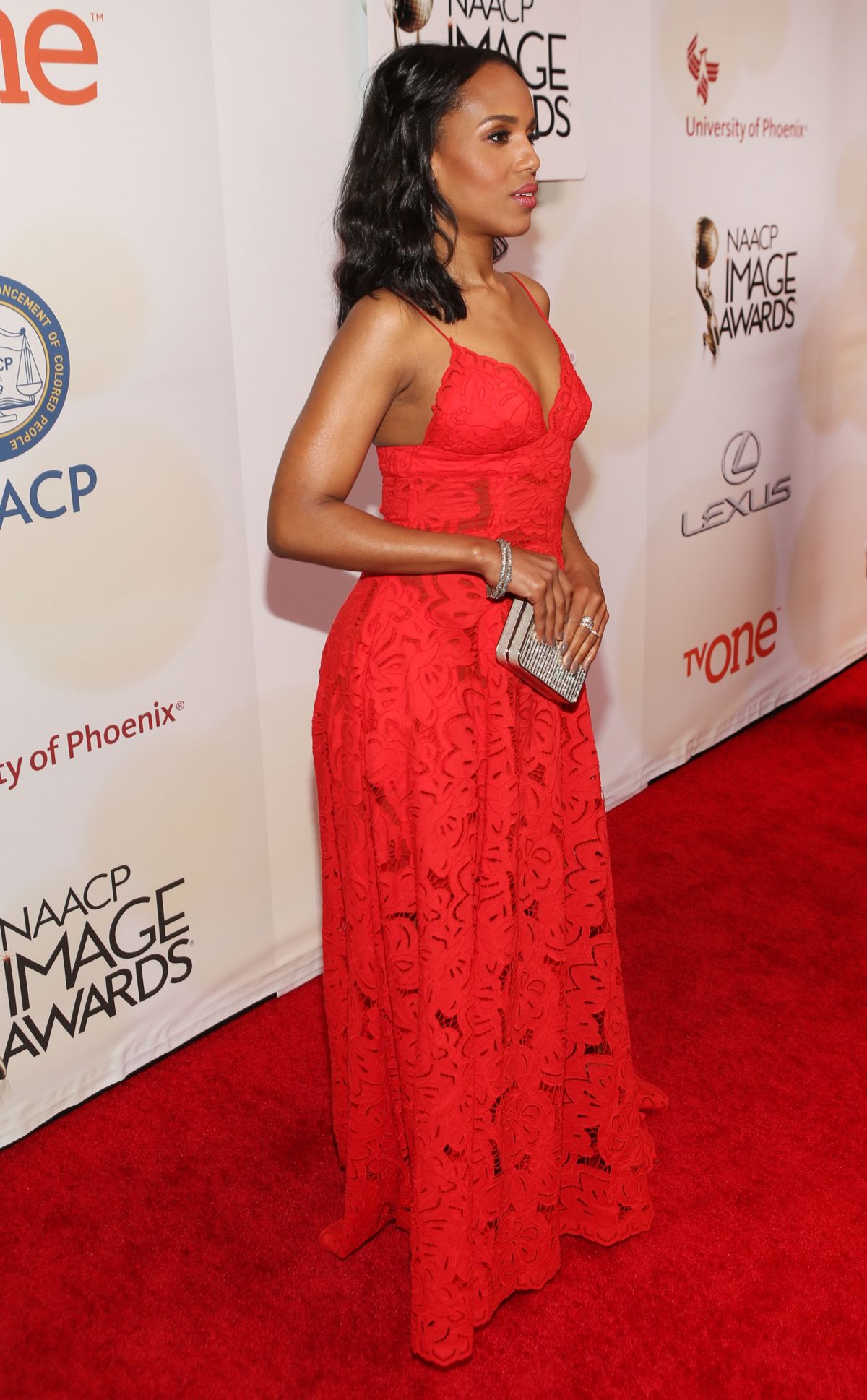 Kerry Washington At 2015 Naacp Image Awards In Pasadena – Hawtcelebs