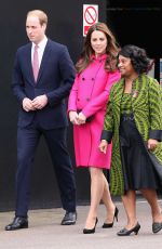 KATE MIDDLETON at the Stephen Lawrence Centre in London