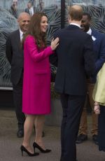 KATE MIDDLETON at the Stephen Lawrence Centre in London