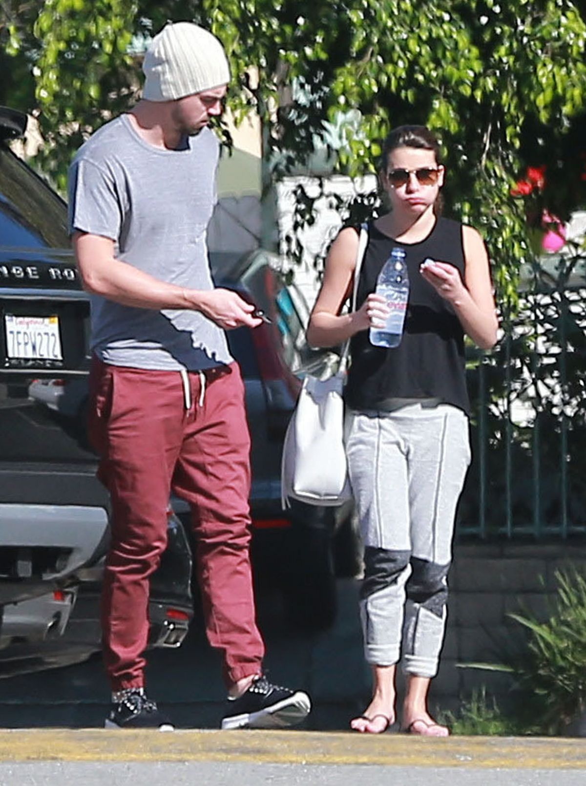 LEA MICHELE and Matthew Paetz Out in Los Angeles – HawtCelebs