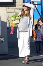 Pregnant JESSICA BIEL Leaves Moonlight Rollerway in Los Angeles