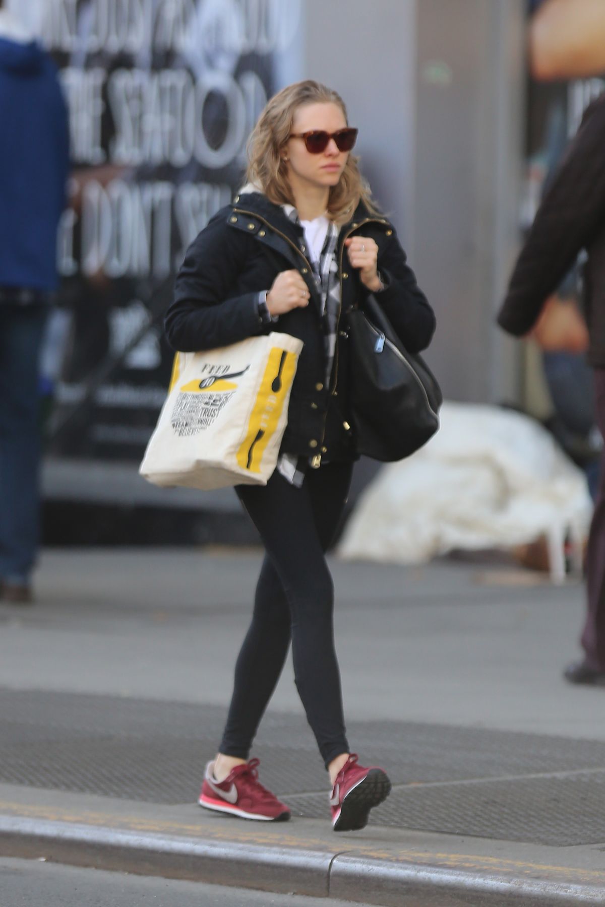 AMANDA SEYFRIED Out and About in New York – HawtCelebs
