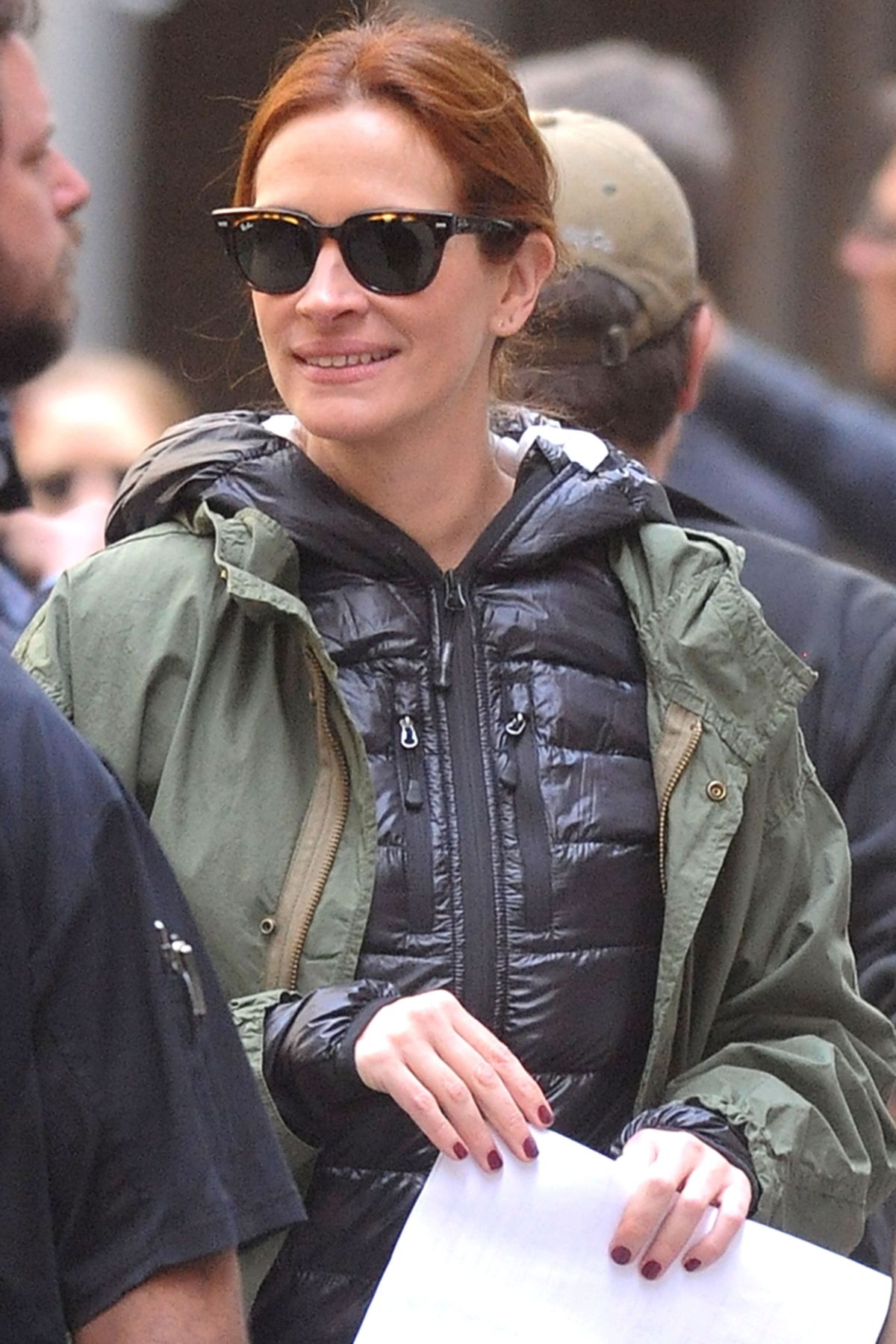 JULIA ROBERTS on the Set of Money Monster in New York 04/18/2015 ...