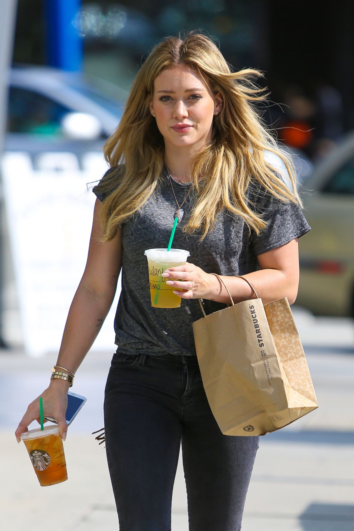 HILARY DUFF Out and About in West Hollywood 06/10/2015 – HawtCelebs