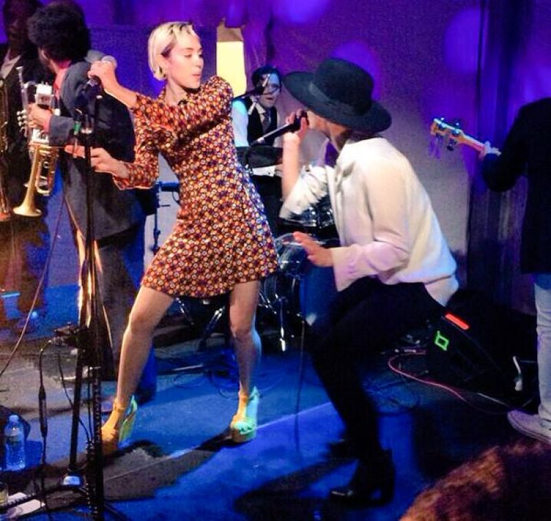 MILEY CYRUS at Robert Duffy and Connor Dodd’s Wedding in New York ...
