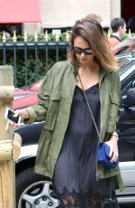 JESSICA ALBA Out Shopping in Paris 07/08/2015