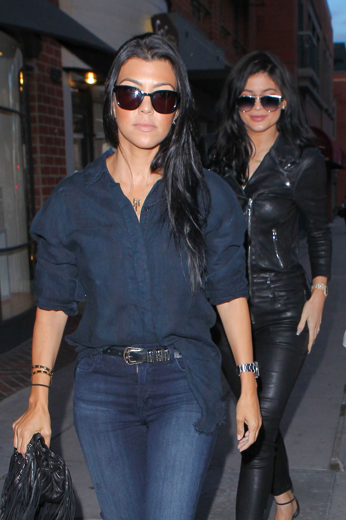 Kylie Jenner And Kourtney Kardashian Leaves Go Greek In Beverly Hills