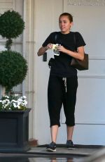 MILEY CYRUS Leaves Epione Cosmetic Laser Center in Beverly Hills 08/13/2015