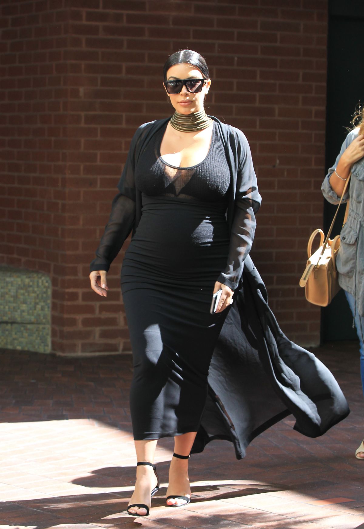 Pregnant Kim Kardashian Out And About In Los Angeles 08 24
