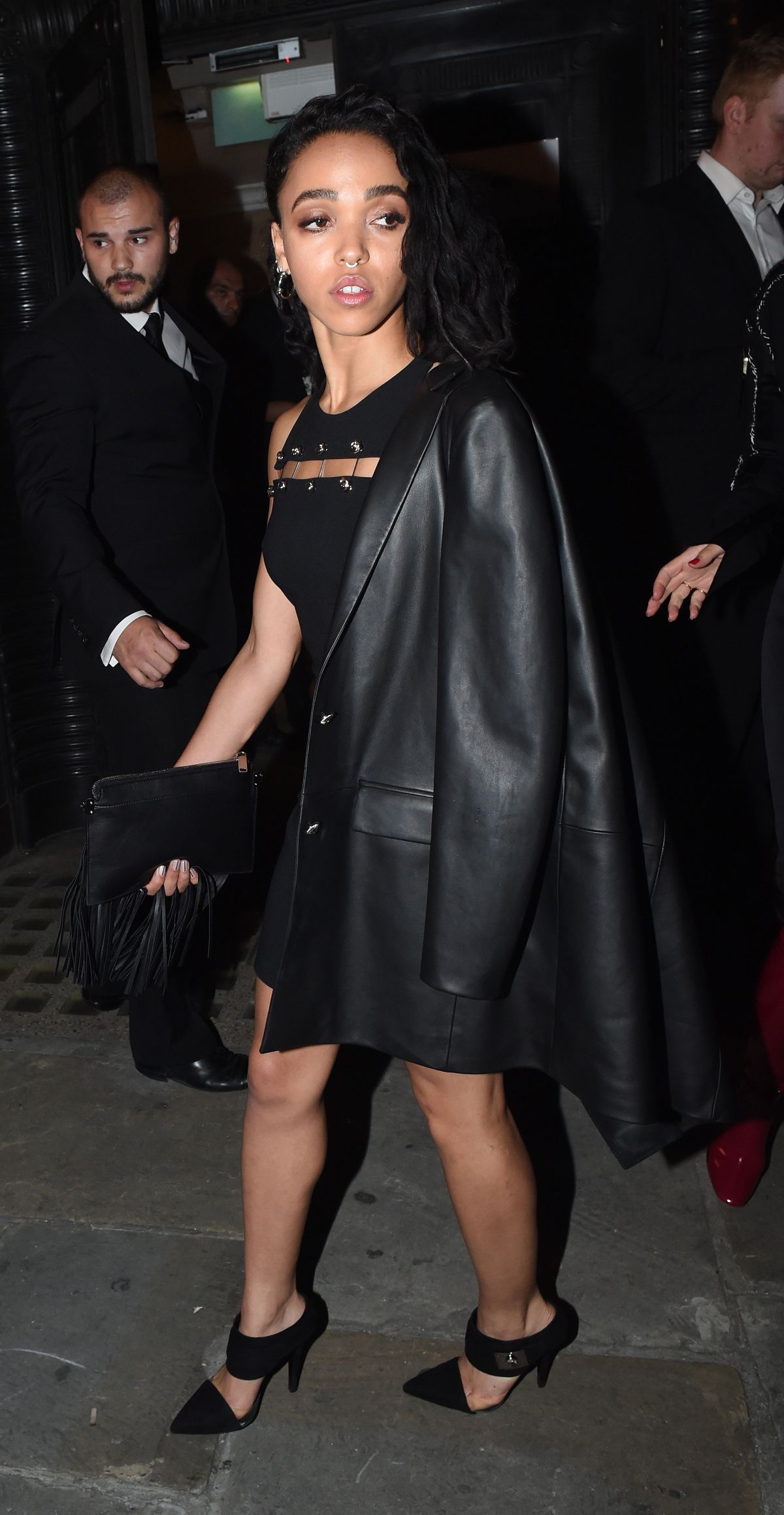 FKA TWIGS Leaves Versace After Party in London 09/19/2045 – HawtCelebs