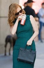JESSICA CHASTAIN Out and About in New York 09/18/2015