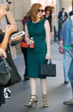 JESSICA CHASTAIN Out and About in New York 09/18/2015