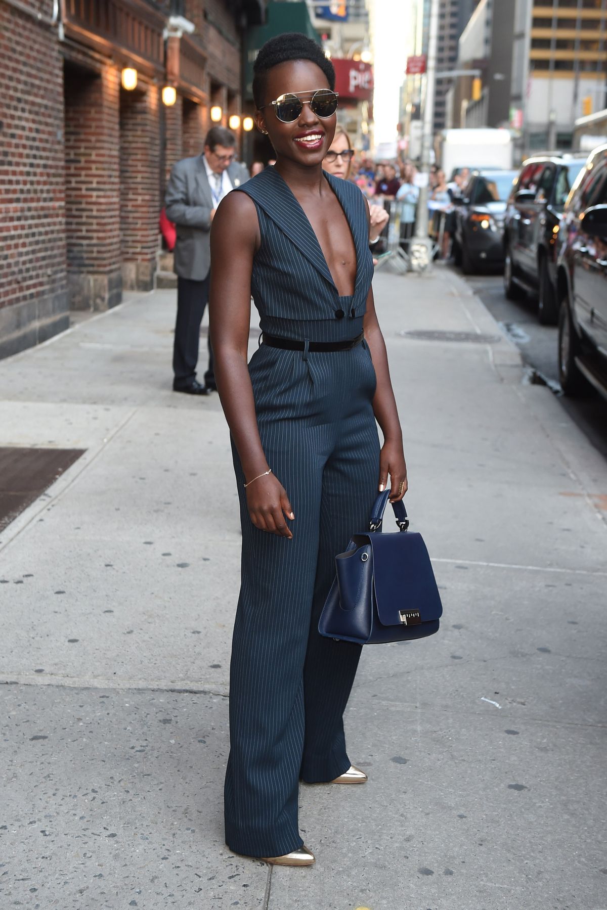 LUPITA NYONG’O Arrives at Late Show with Stephen Colbert in New York 09 ...