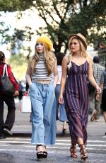 OLIVIA HOLT and SABRINA CARPENTER Out Shopping in Manhattan 09/16/2015
