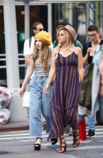 OLIVIA HOLT and SABRINA CARPENTER Out Shopping in Manhattan 09/16/2015