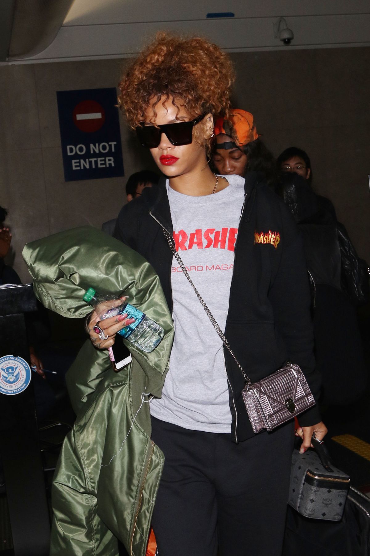 RIHANNA Arrives at Los Angeles International Airport 09/02/2015 ...