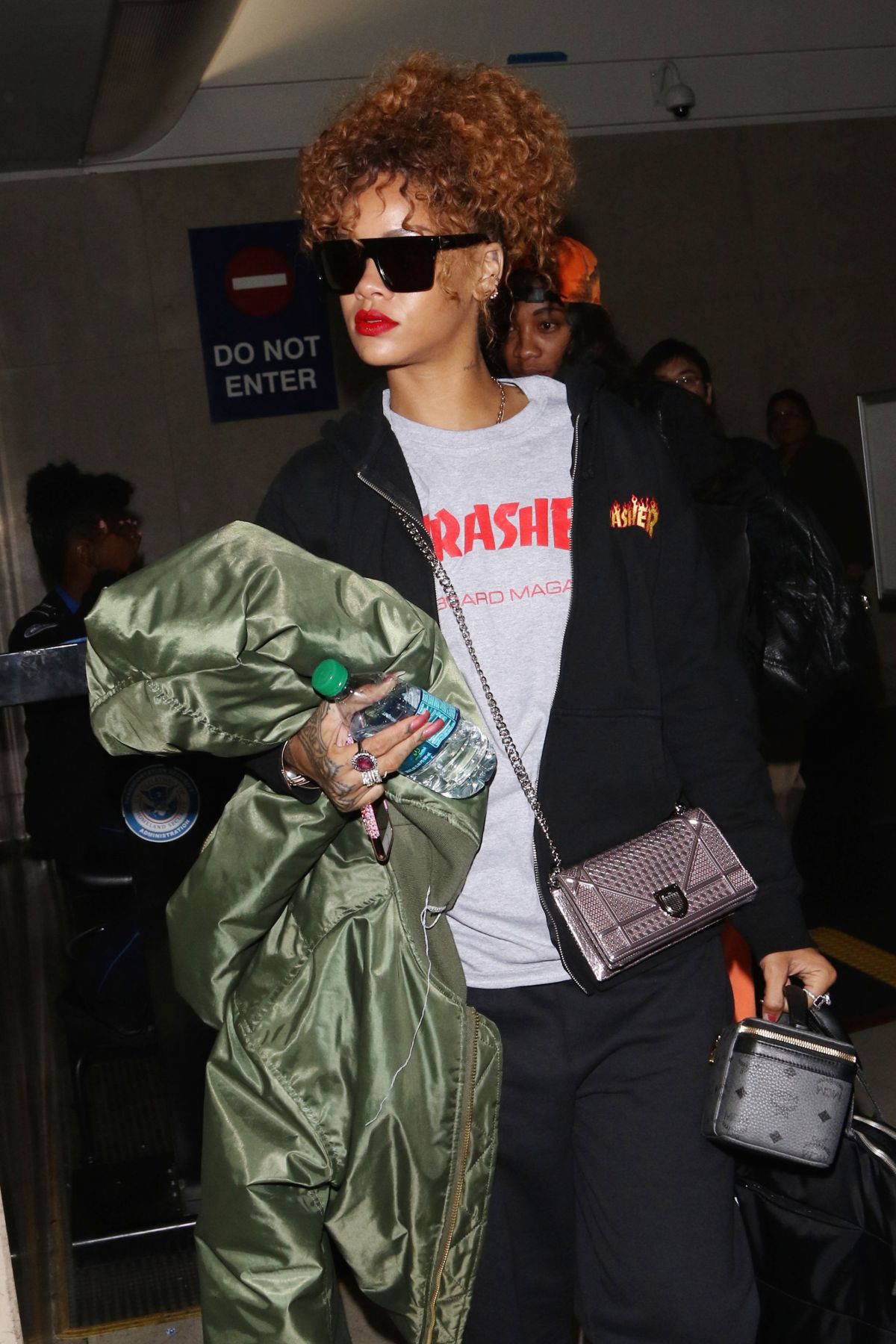 RIHANNA Arrives at Los Angeles International Airport 09/02/2015 ...