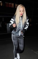 RITA ORA Arrives at Her Adidas Collection Launch in London 09/04/2015