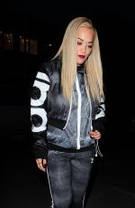 RITA ORA Arrives at Her Adidas Collection Launch in London 09/04/2015