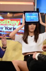 VICTORIA JUSTICE on the Set of Good Day New York 09/16/2015