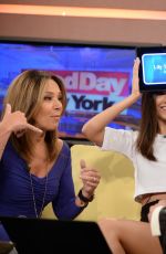 VICTORIA JUSTICE on the Set of Good Day New York 09/16/2015