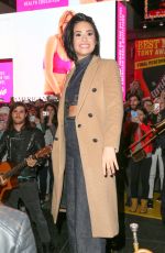 DEMI LOVATO Celebrates Her Confident Album with Surprise Performance in New York 10/16/2015