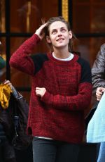 KRISTEN STEWART as Maureen on Scooter on the Set of Personal Shopper in Paris 10/27/2015