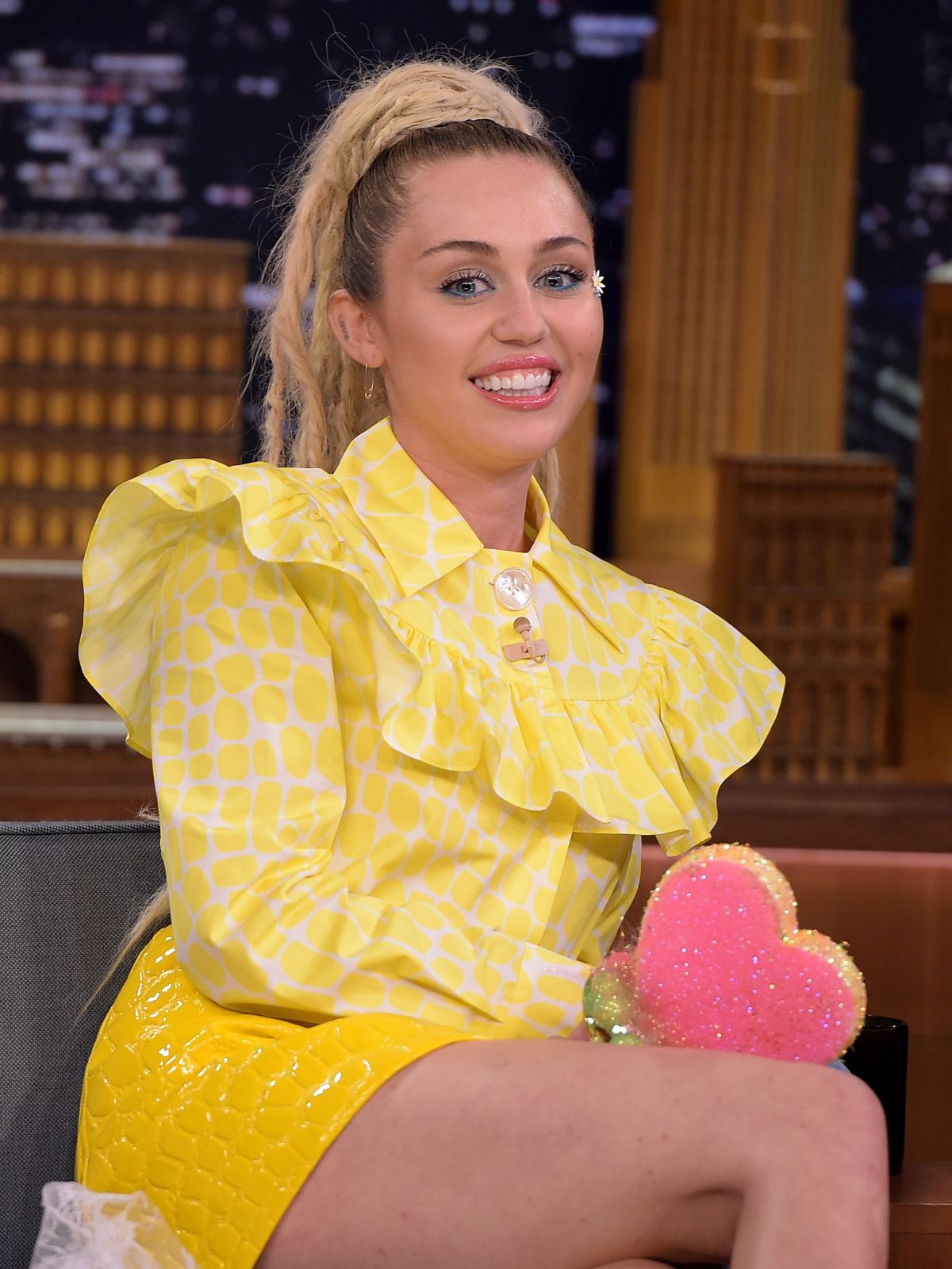 Miley Cyrus At Tonight Show Starring Jimmy Fallon In New York 10012015 Hawtcelebs 2853