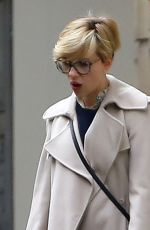 SCARLETT JOHANSSON Out and About in Paris 10/13/2015