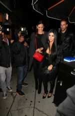 KOURTNEY KARDASHIAN  Arrives at Kendall Jenner’s 20th Birthday Party at The Nice Guy in West Hollywood 11/03/2015