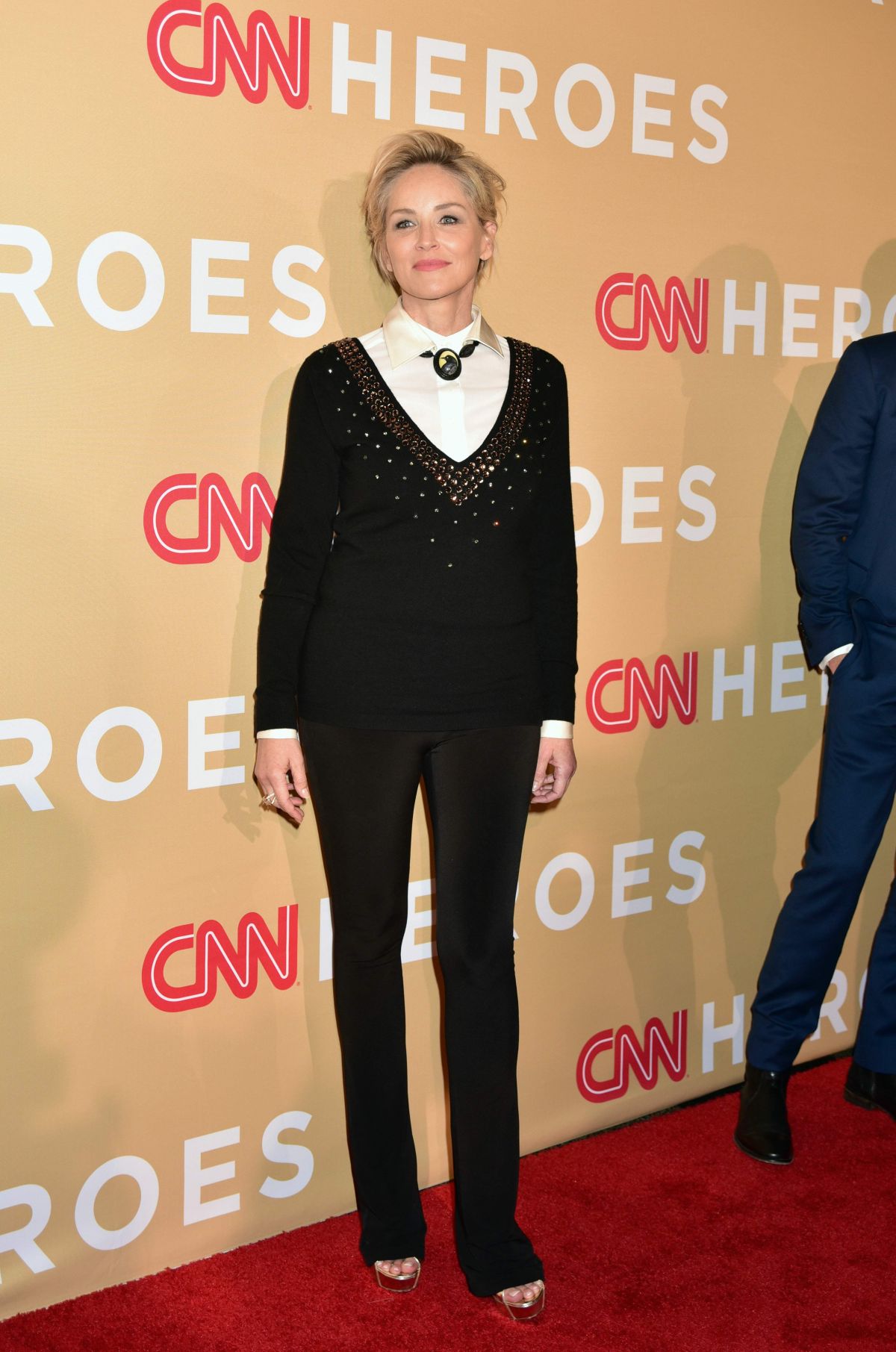 SHARON STONE at CNN Heroes 2015 in New York 11/17/2015 – HawtCelebs