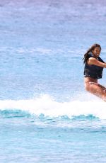 DANIELLE LLOYD Enjoys a Day of Watersports in Barbados 12/17/2015