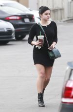 ARIEL WINTER Leaves a Starbucks in Beverly Hills 01/23/2016