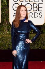 JULIANNE MOORE at 73rd Annual Golden Globe Awards in Beverly Hills 10/01/2016