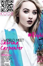 SABRINA CARPENTER in Kode Magazine, December 2015 Issue
