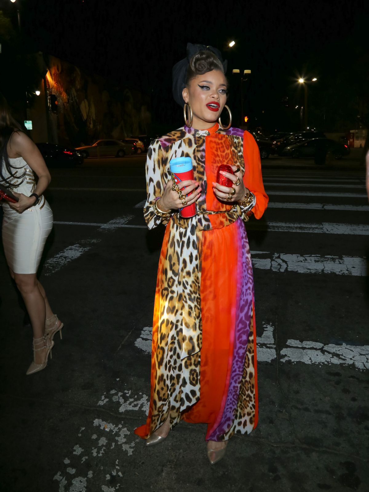 ANDRA DAY Arrives at Avalon Nightclub in Los Angeles 02/11 ...