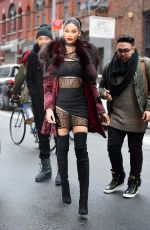 CHANEL IMAN Out and About in New York 02/15/2016
