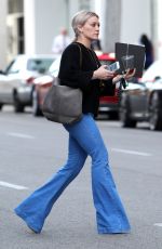 HILARY DUFF Leaves A Meeting in Beverly Hills 02/23/2016