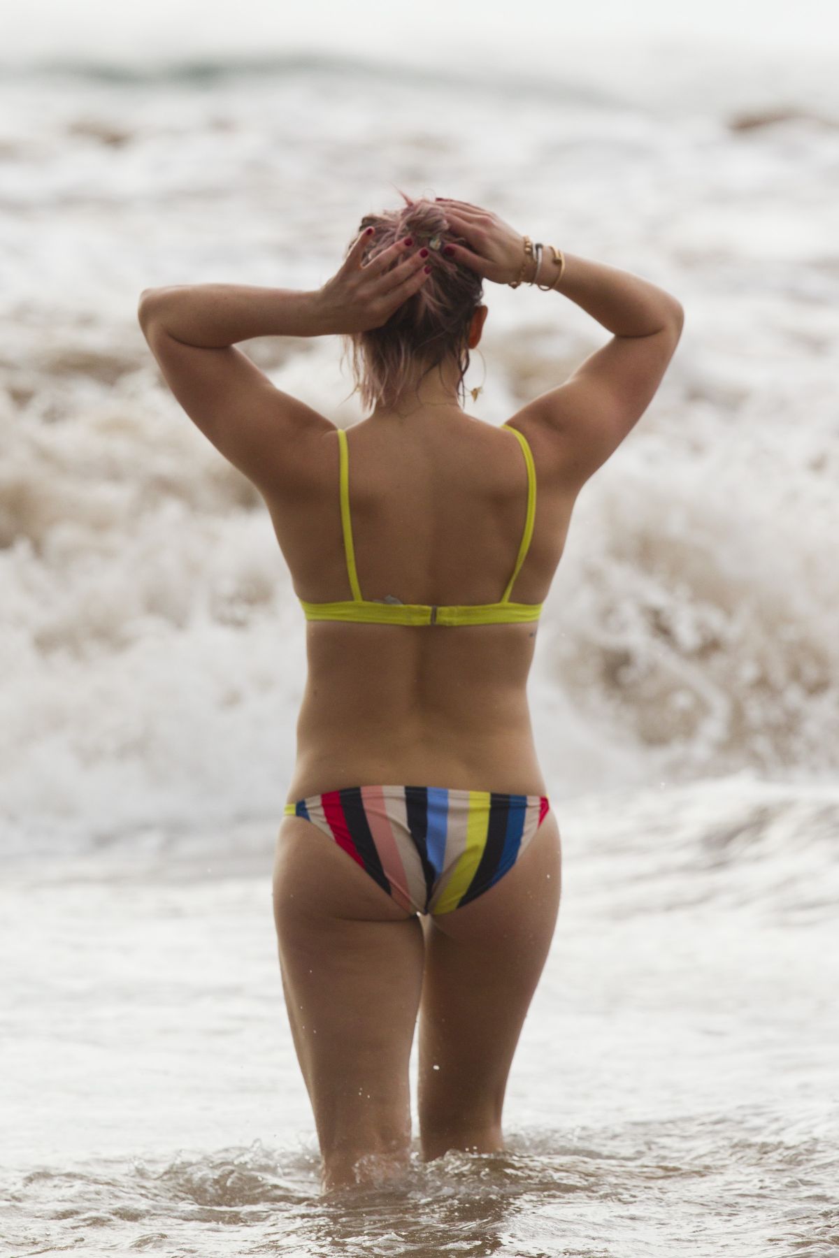 HILARY DUFF In Bikini At A Beach In Maui HawtCelebs