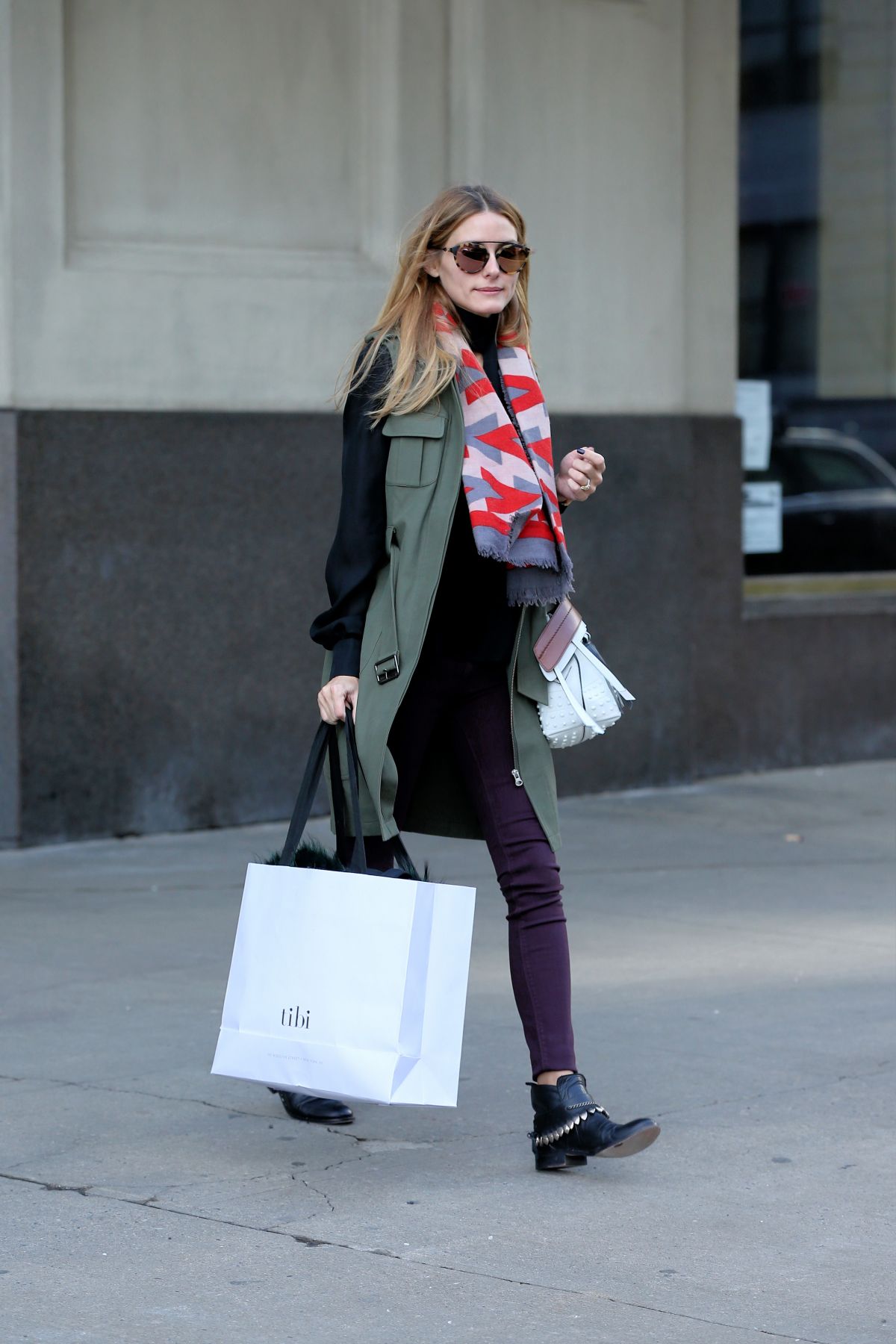 OLIVIA PALERMO Out Shopping in New York 02/06/2016 – HawtCelebs
