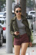 CRYSTAL REED Out and About in Beverly Hills 03/03/2016