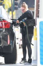 RONDA ROUSEY at a Gym and Gas Station in Los Angeles 03/09/2016
