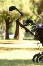 ALICIA ARDEN Pactices Her Golf Swing 05/23/2016