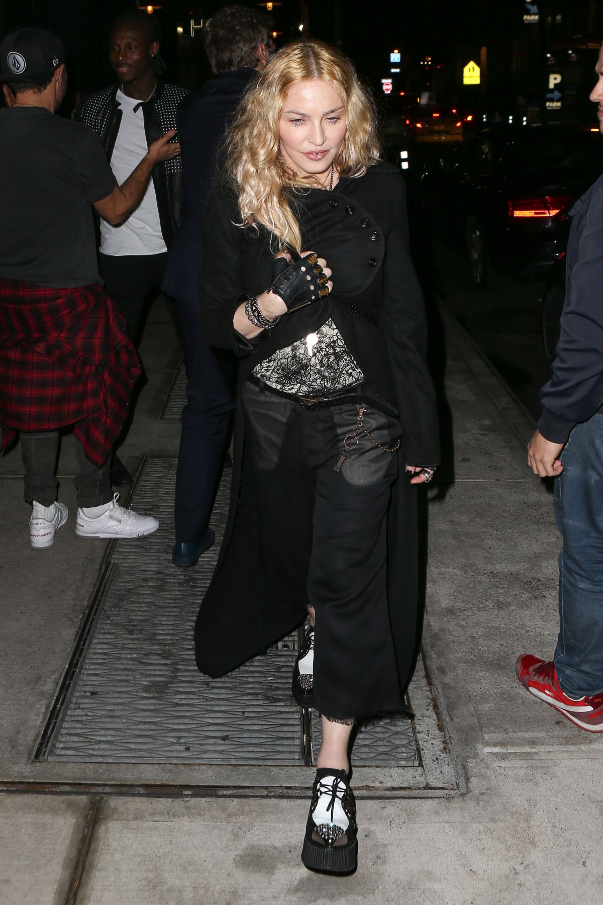 MADONNA Arrives at Dirty fFrench Restaurant in New York 05/07/2016 ...