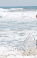 DANIELLE LLOYD in Bikini on the Beach in Malibu 06/24/2016