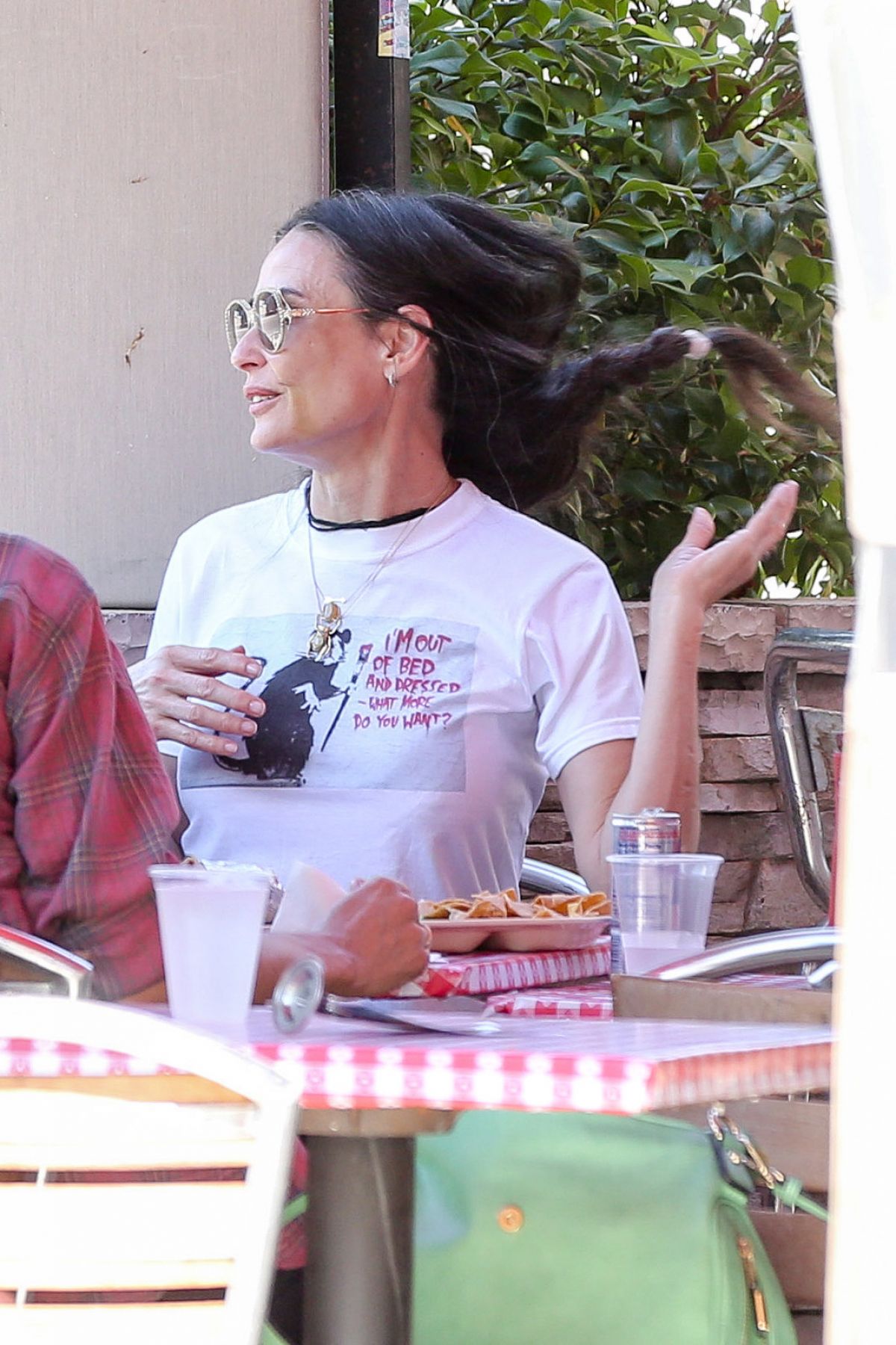 DEMI MOORE at Pinches Tacos in West Hollywood 06/04/2016 – HawtCelebs