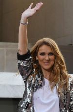 CELINE DION Performs at Today Show in New York 07/22/2016
