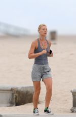 CLAIRE DANES Out Jogging in Santa Monica 07/06/2016